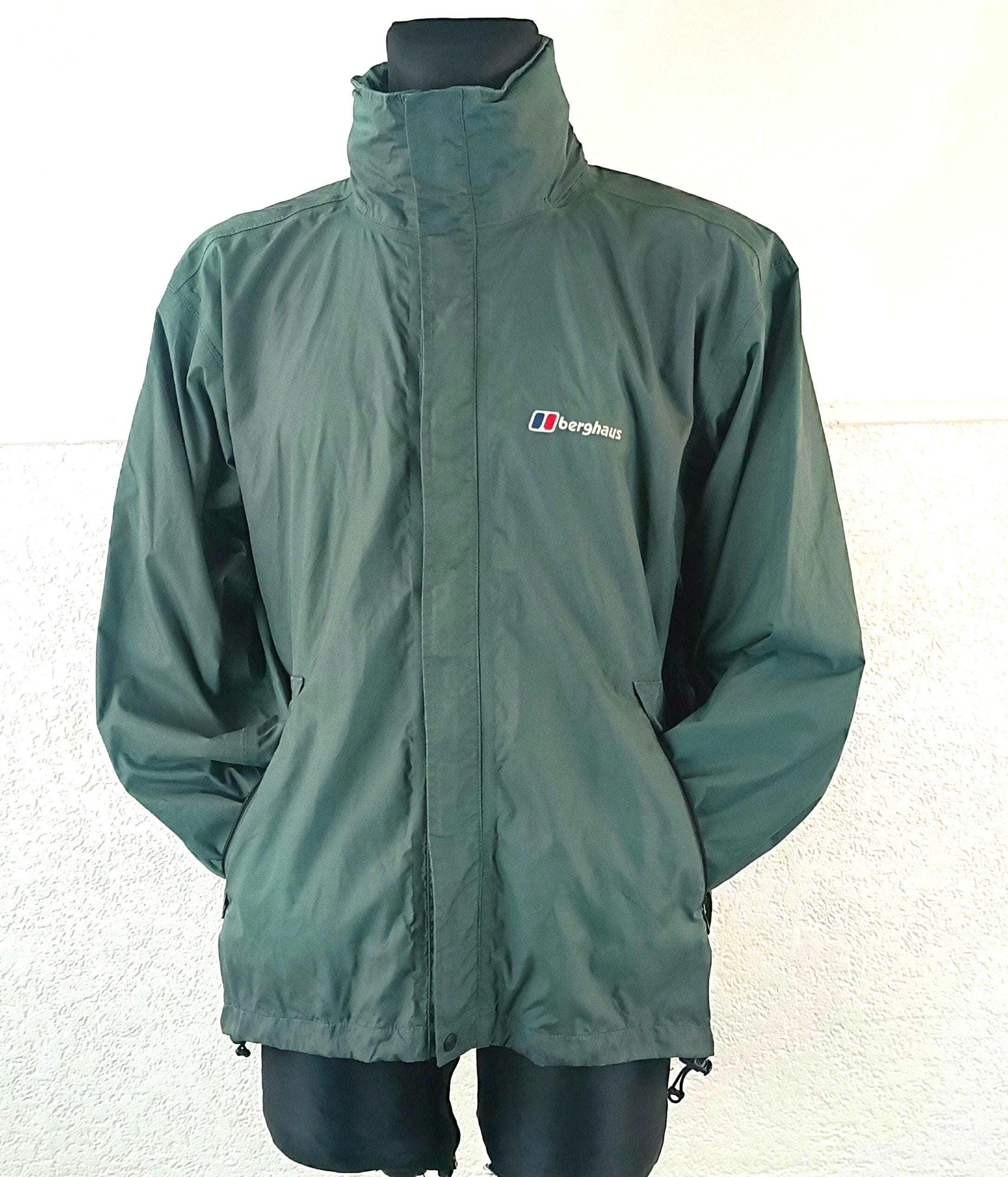 90s 英国製 berghaus Aquafoil XL#809 Berghaus Aquafoil Green Waterproof Men's Outdoor Raincoat Medium
