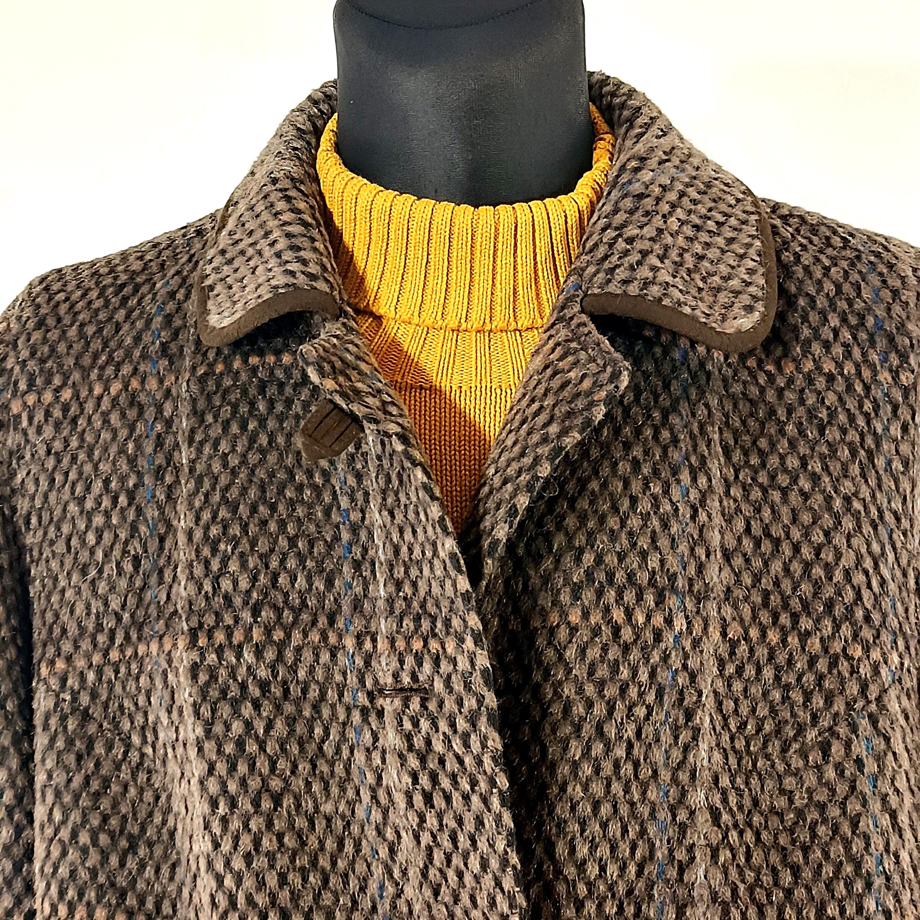 60s Lama far wool reversible coat ウール Vintage Llama Wool Coat - Etsy