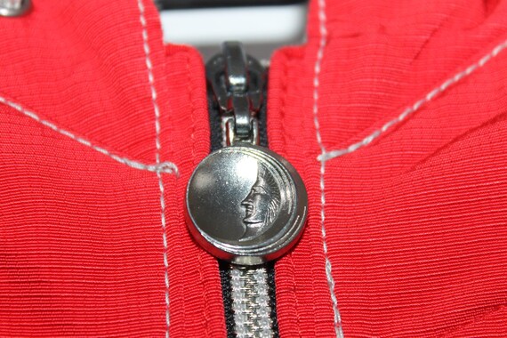 Vintage Goldwin Red Hooded Ski Jacket - 90s Winte… - image 4