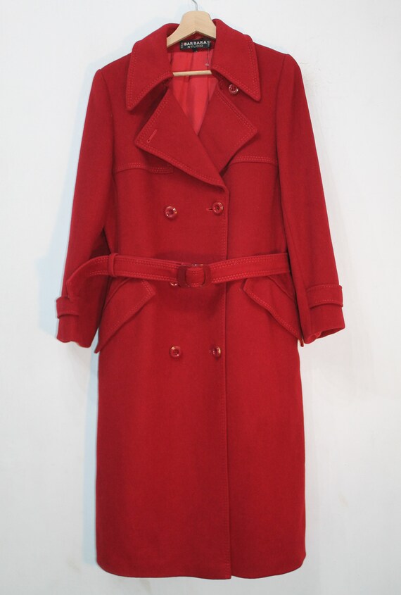 Trench best sale rouge femme