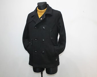 Pea Coat G-star Raw Men Military Wool 