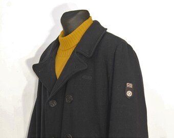 Kristen Blake Black Womens Peacoat 