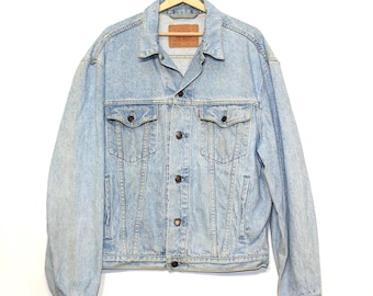 Vintage Levi's 70503 Distressed Denim Trucker Jacket - Unisex