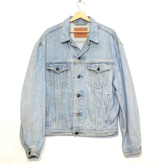 Vintage Levi's 70503 Distressed Denim Trucker Jacket - Unisex