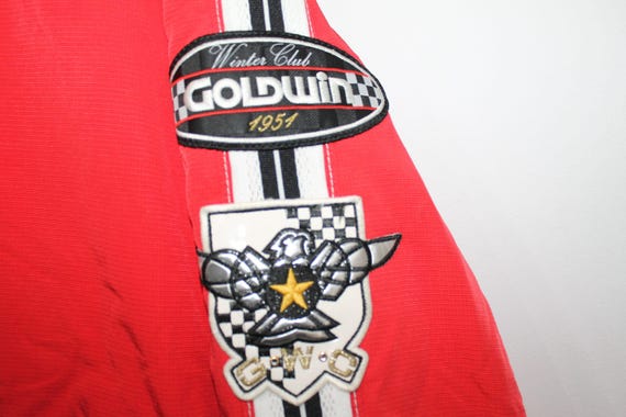 Vintage Goldwin Red Hooded Ski Jacket - 90s Winte… - image 3