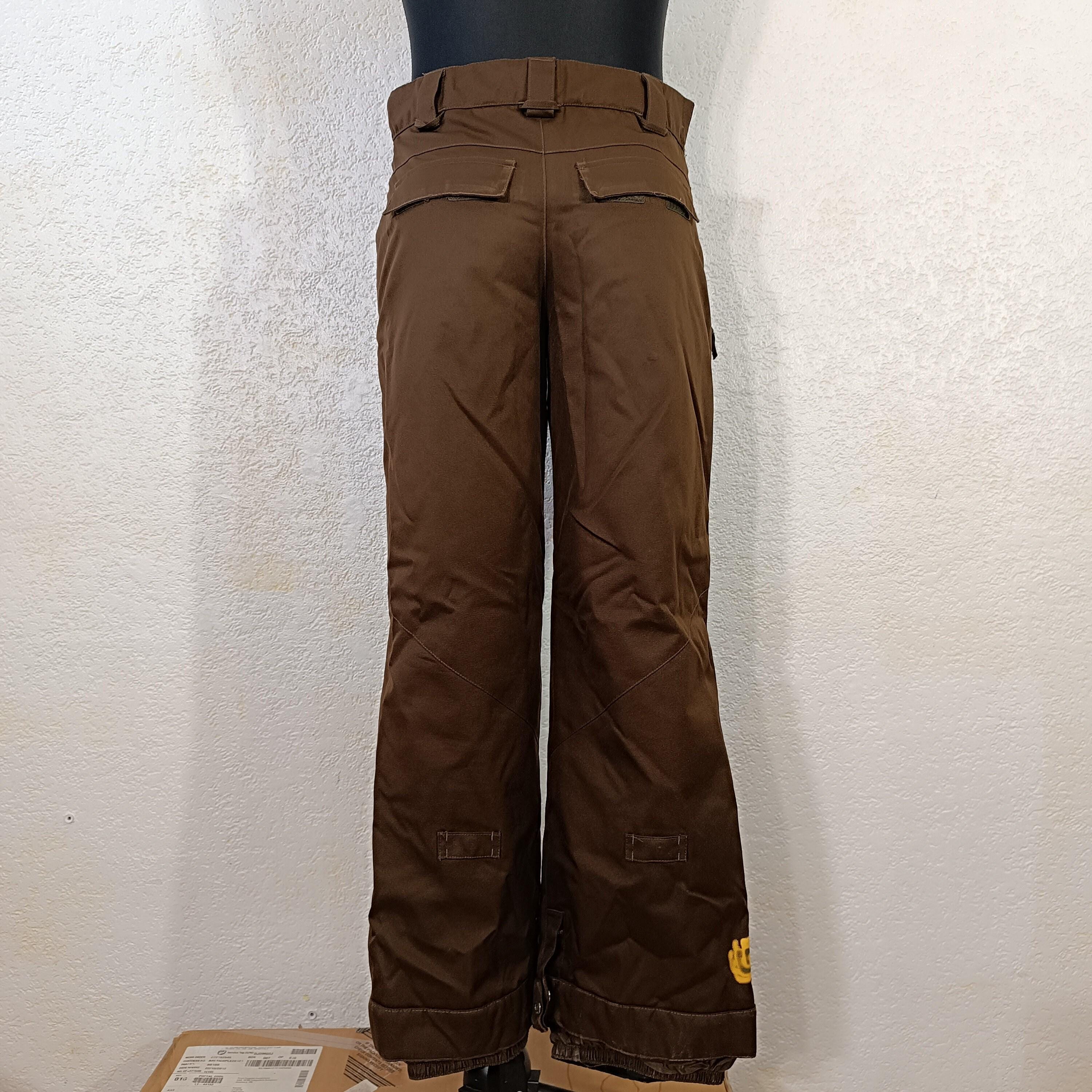 Brown Ski Pants Vintage, Ski Pants Unisex Small Burton - Etsy