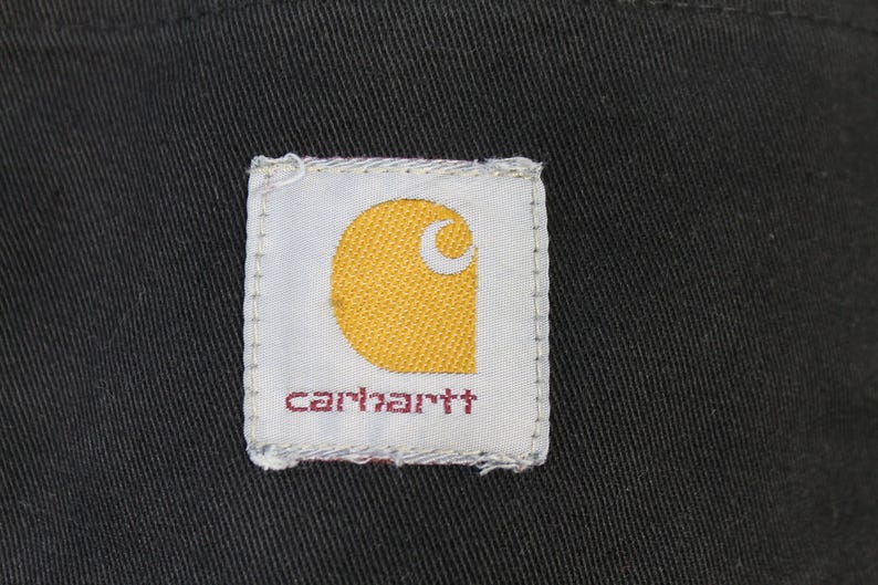 Carhartt Pants Black Denim: Vintage Men's 34x34 Basic Trousers