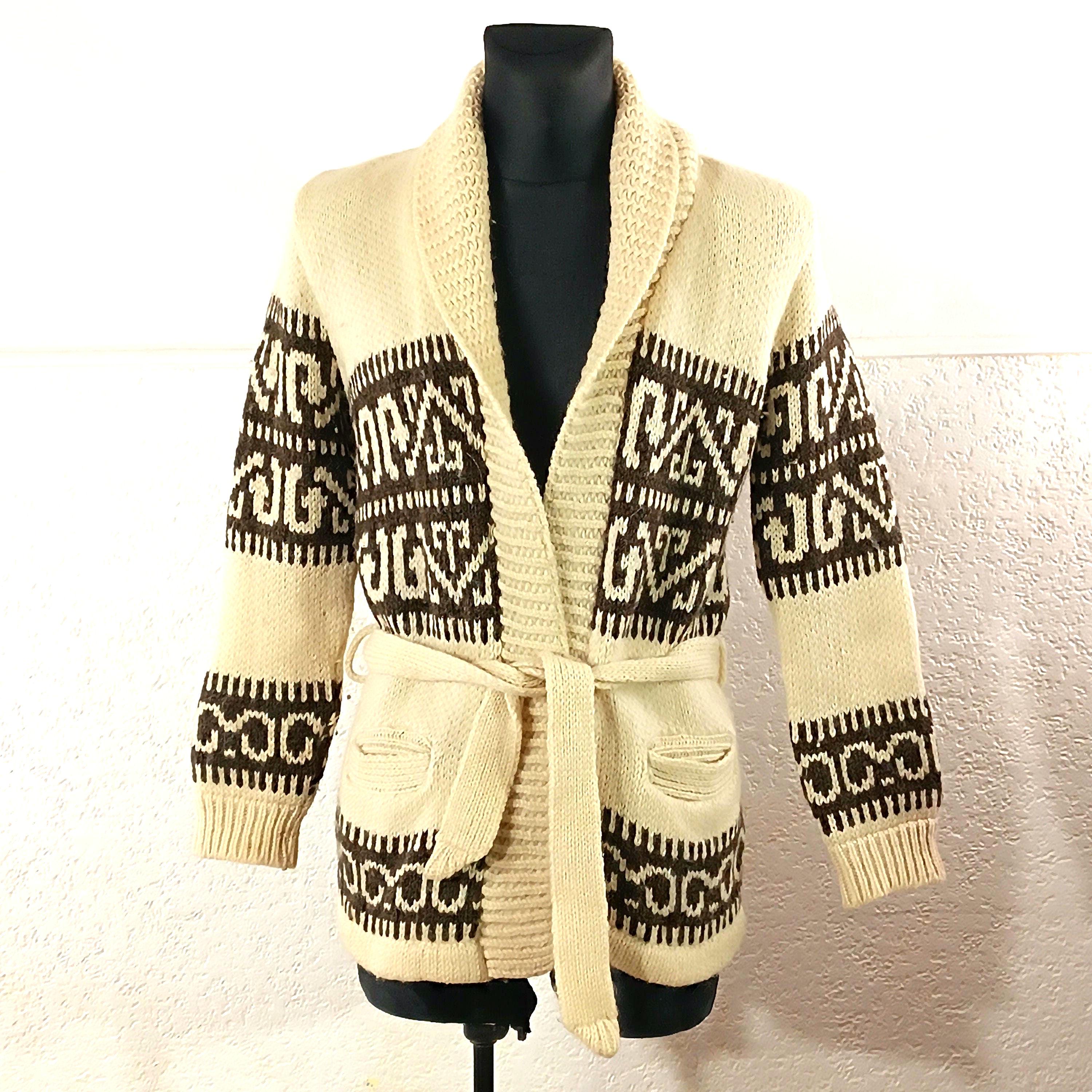 Vintage 80s Starsky and Hutch Inspired Norwegian Fair Isle Wool