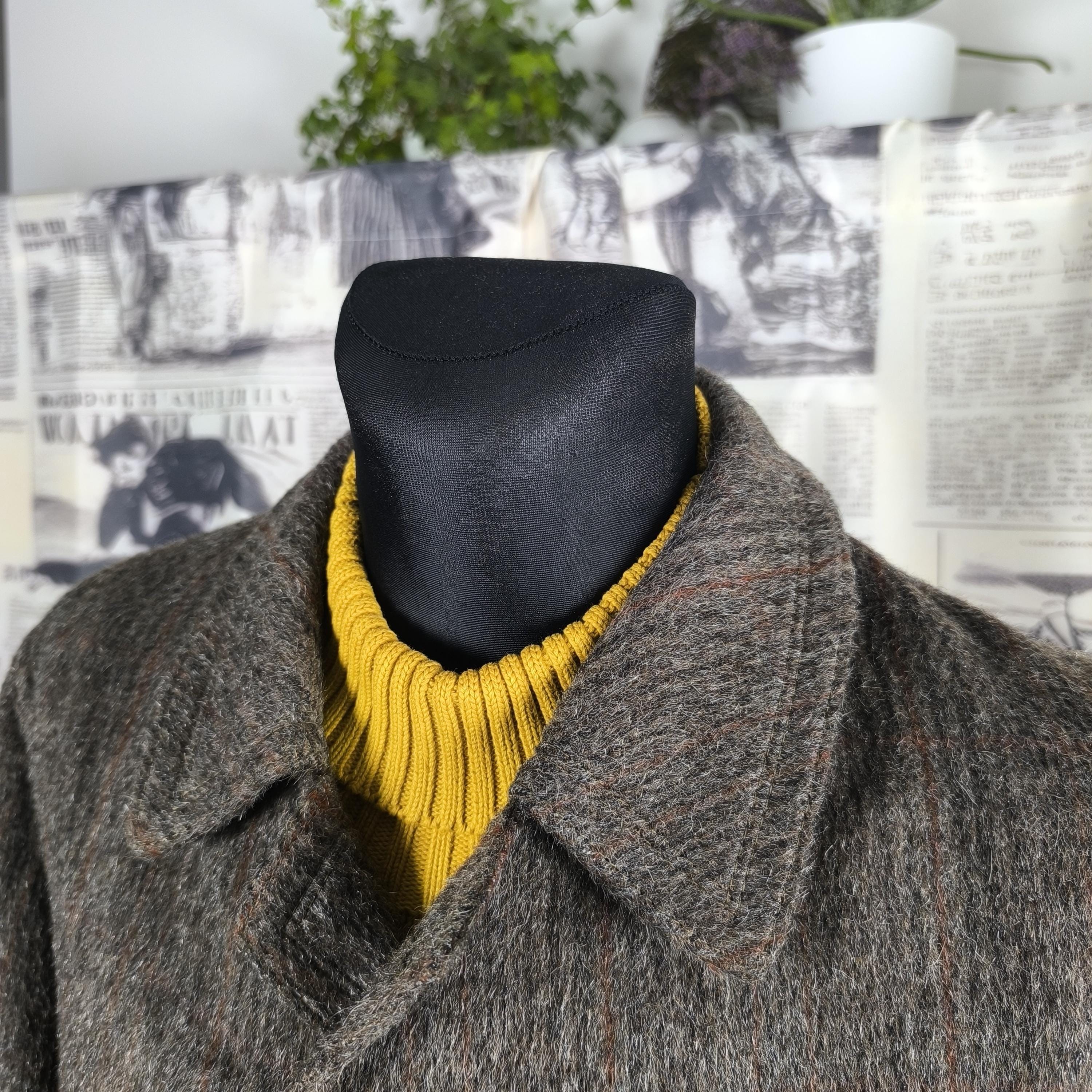 Vintage Wool Mohair Coat Brown Red Fleck Small 1960s Overcoat - Etsy