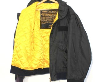 80年代のアメリカ空軍CWU-45/Pフライトジャケット/ボンバージャケット