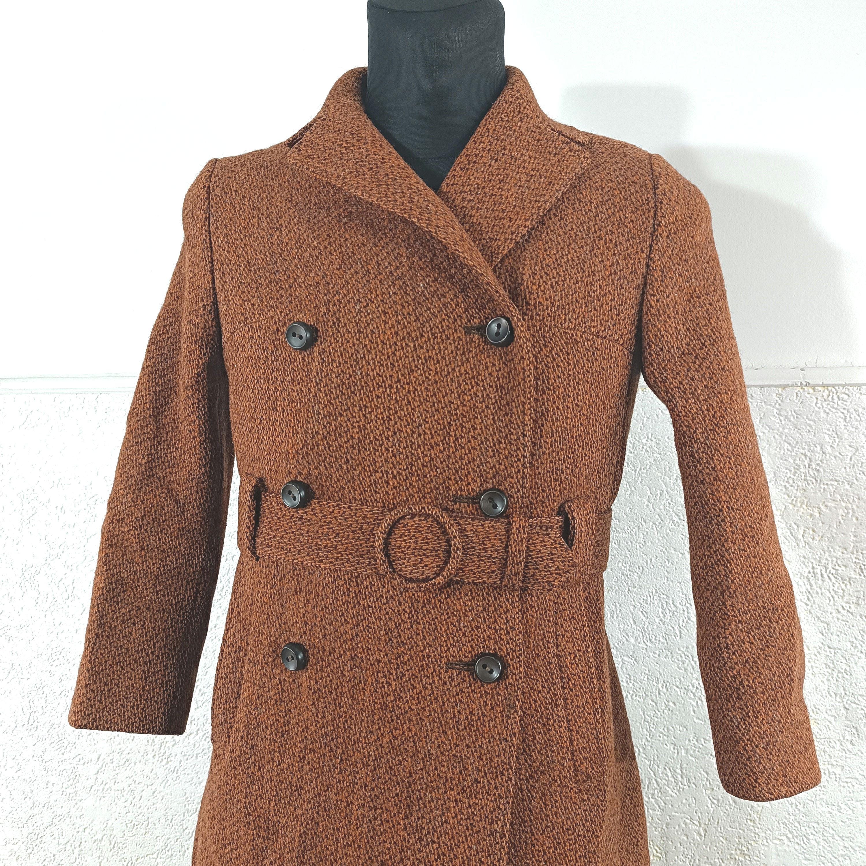 ジャケット・アウター FUJI TWEED CLASSIC COAT BROWN size 6 upload9223368955665878453.jpg?