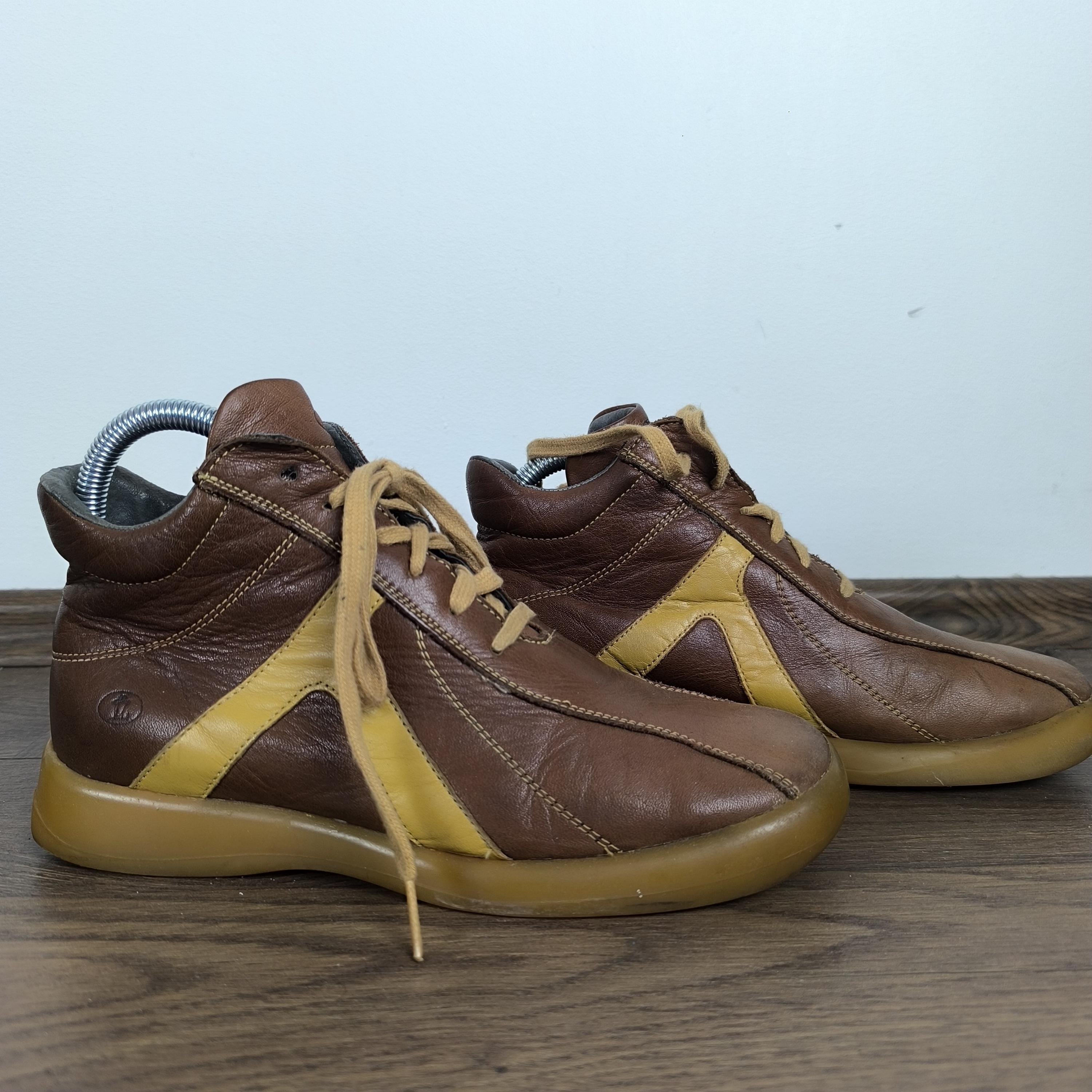 Vintage Adolfo Sport Mens Hiking Suede Leather Shoes Size 8 Made in Italy Vintage Men main image 4