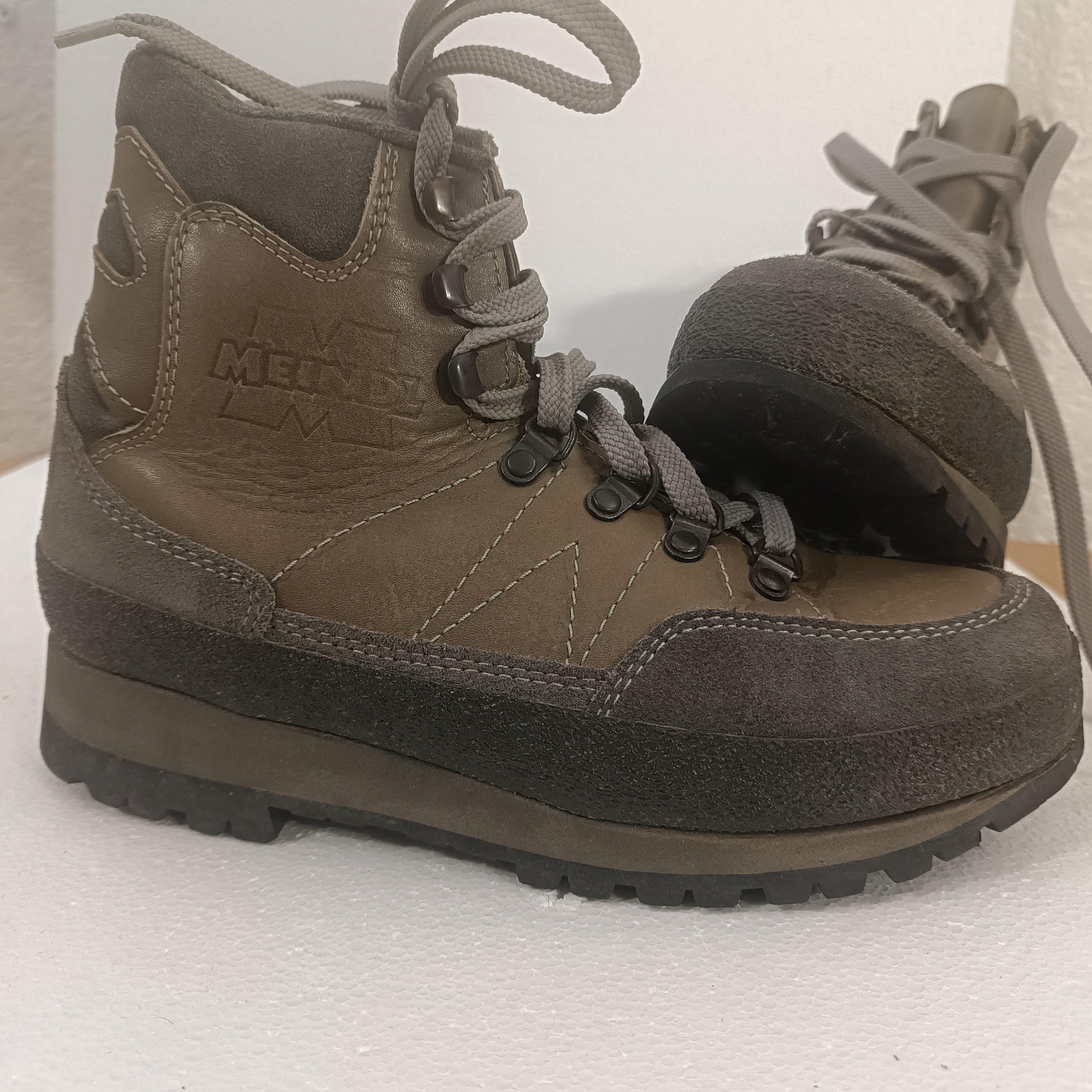 Meindl Hiking Walking Mountain Leather Ankle Boots Brown 