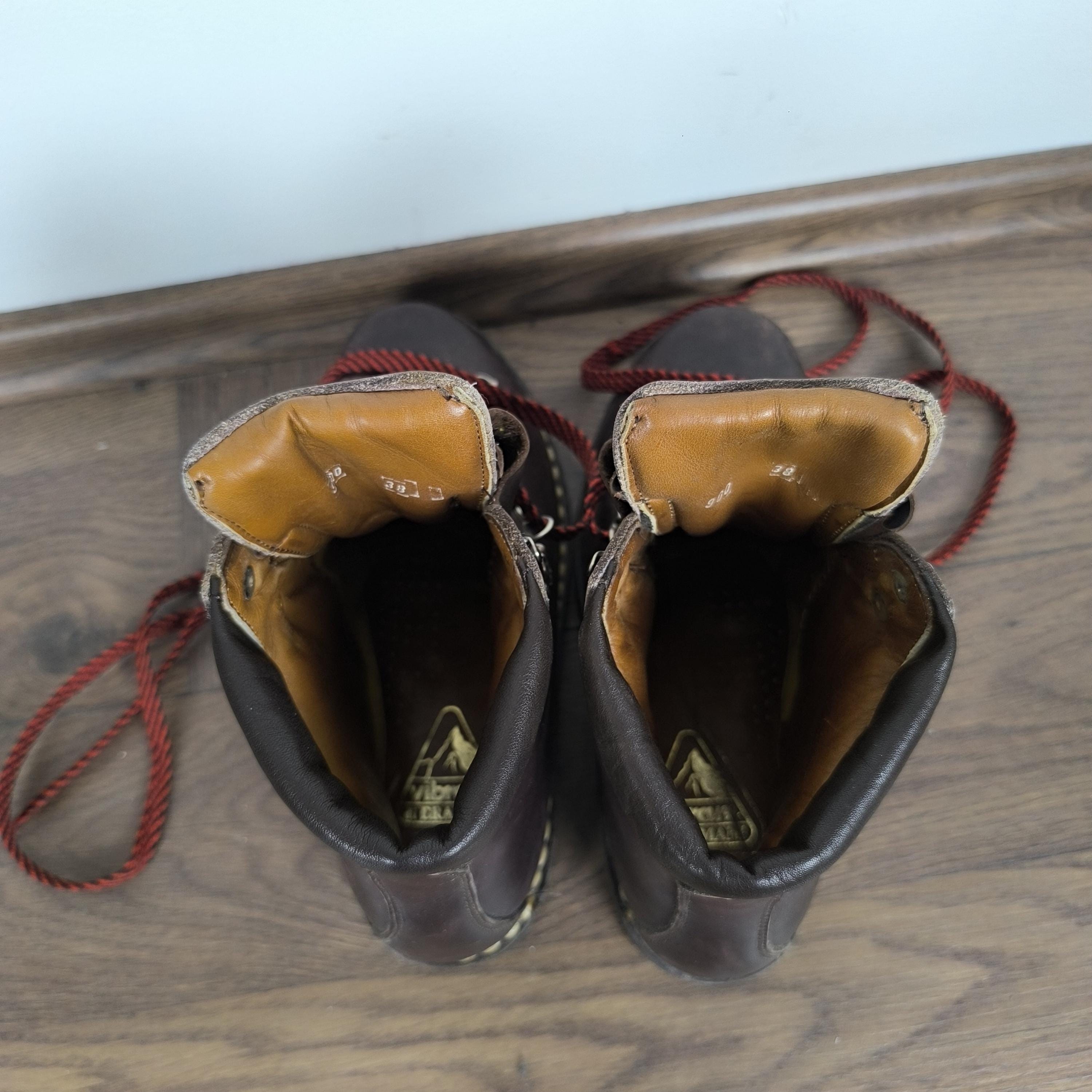 Bottes Randonnée Cuir Marron | Semelle Vibram | EU 38
