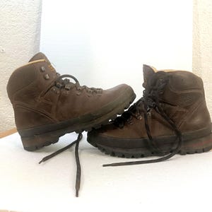 Leren wandelschoenen Meindl Mountain Walking Enkel Veters Bruin EU 39 US 7 UK 6.5
