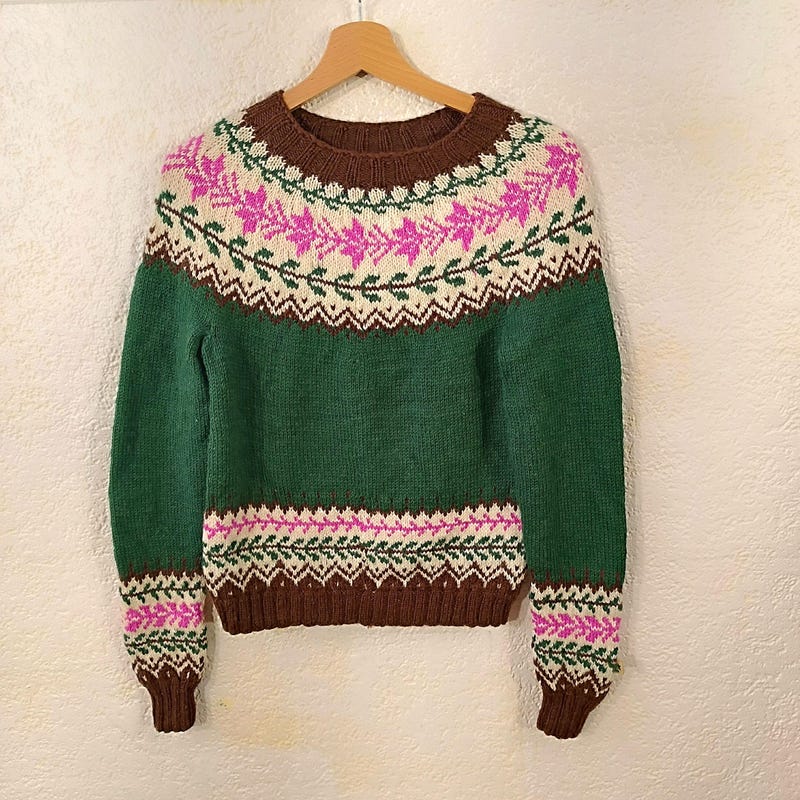 Addison | Vintage Icelandic Jumper