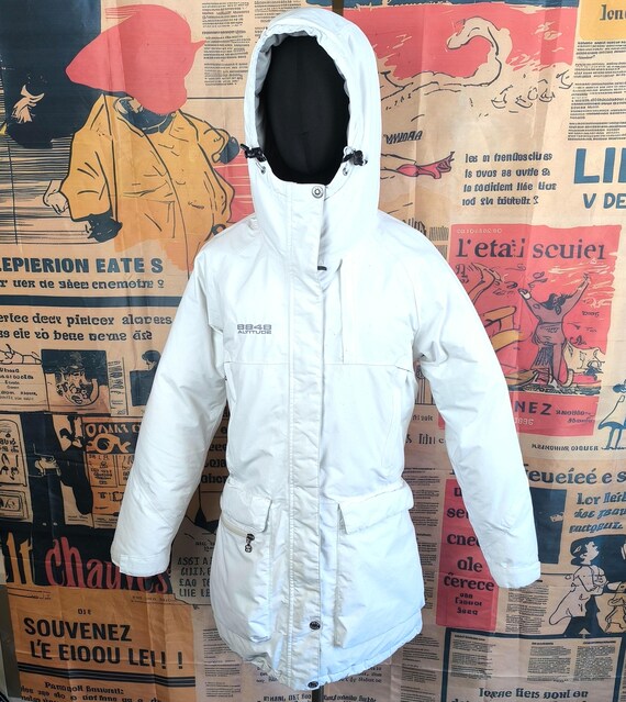 White Parka Women Down Feather. 8848 Altitude Extreme Winter Coat Size Small View 2