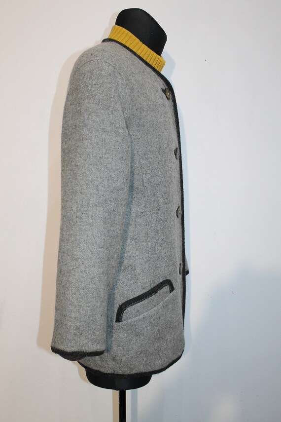 Trachten Wool Jacket MEICO Women's Austrian Grey … - image 8