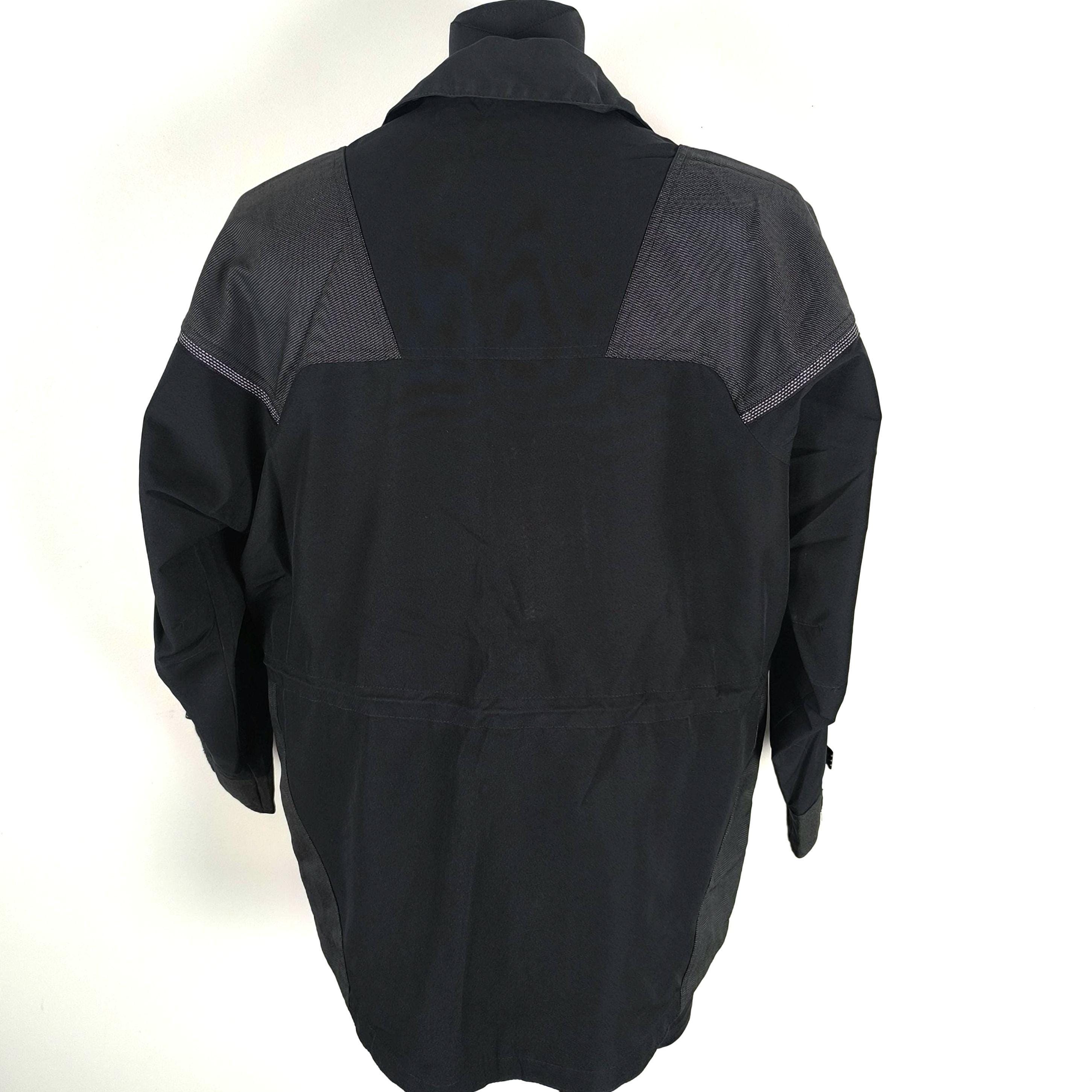 Haglofs Jacket Black Goretex Windstopper - Men's XS Black/grey