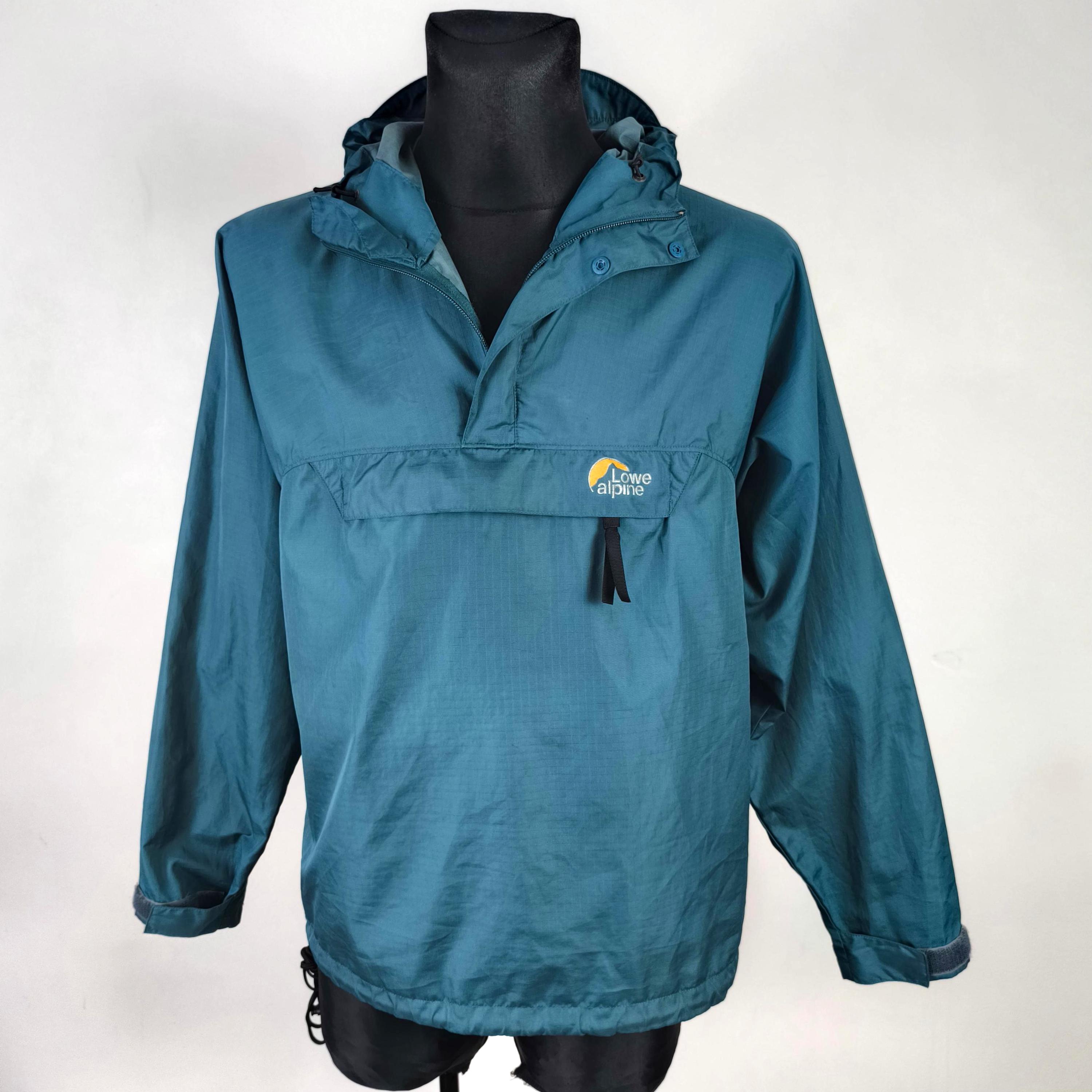 Vintage Lowe Alpine Hooded Anorak - Dark Green Windbreaker for