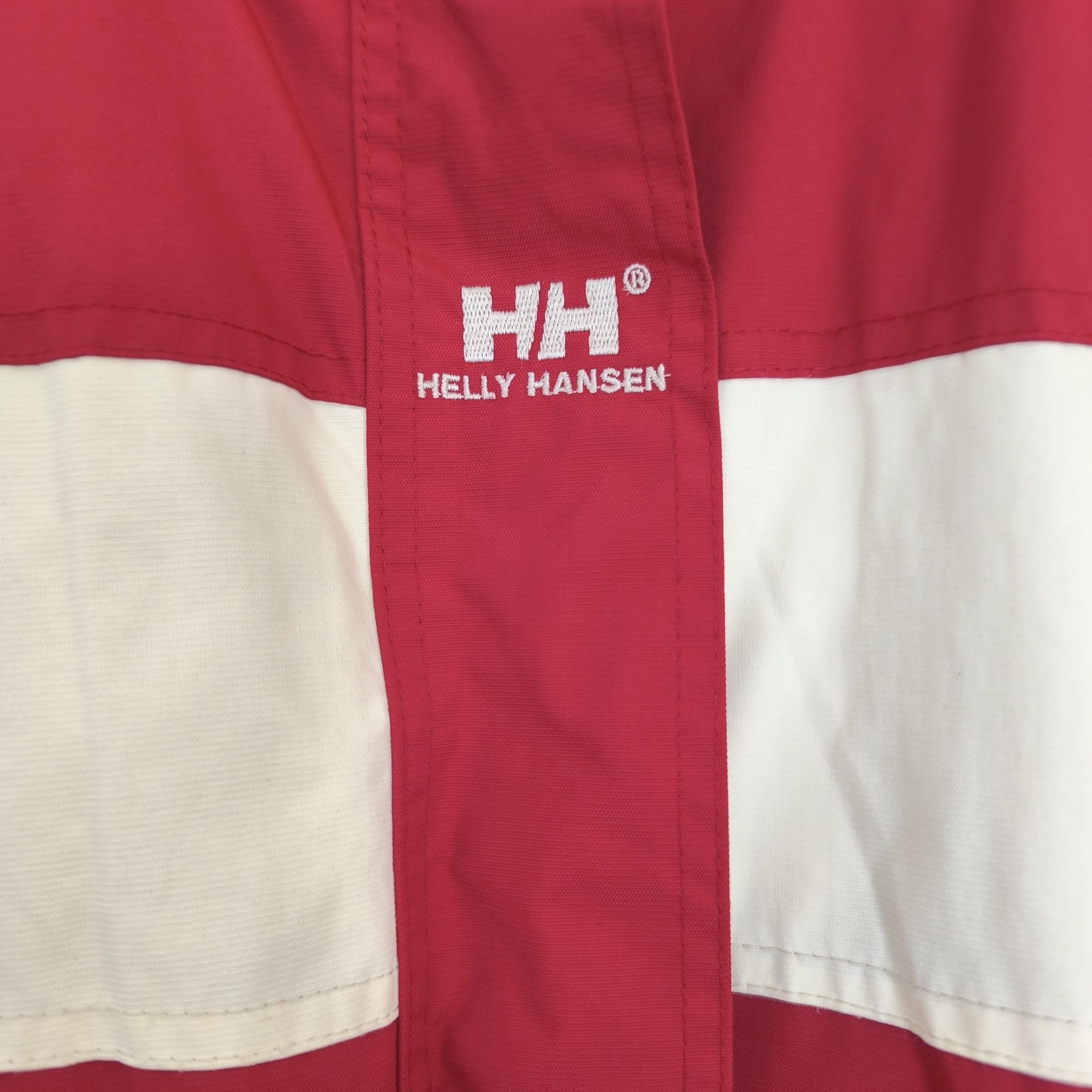Helly Hansen Jacket Red Waterproof Breathable for Women - Retro