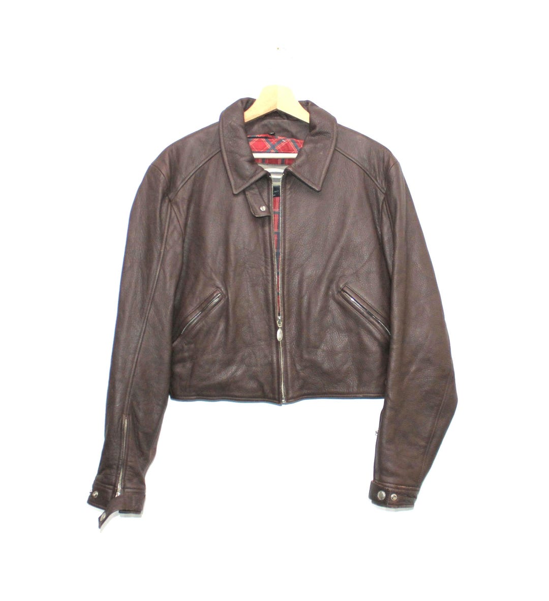 BMW Endeavor Women's Leather Motorcycle Jacket Brown Biker Touring Gear ...
