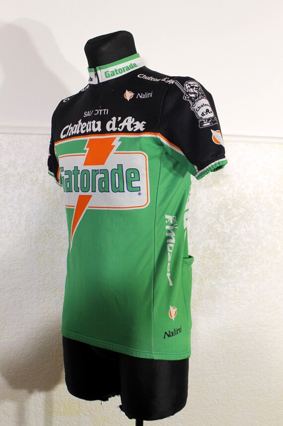 Vintage 80s Gatorade Chateau D'ax Cycling Jersey