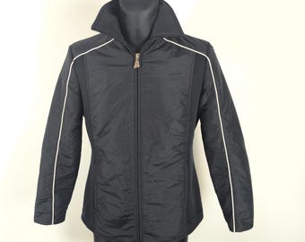 スキージャケット レトロ 80年代 レッド ホワイト スタッグ パファー