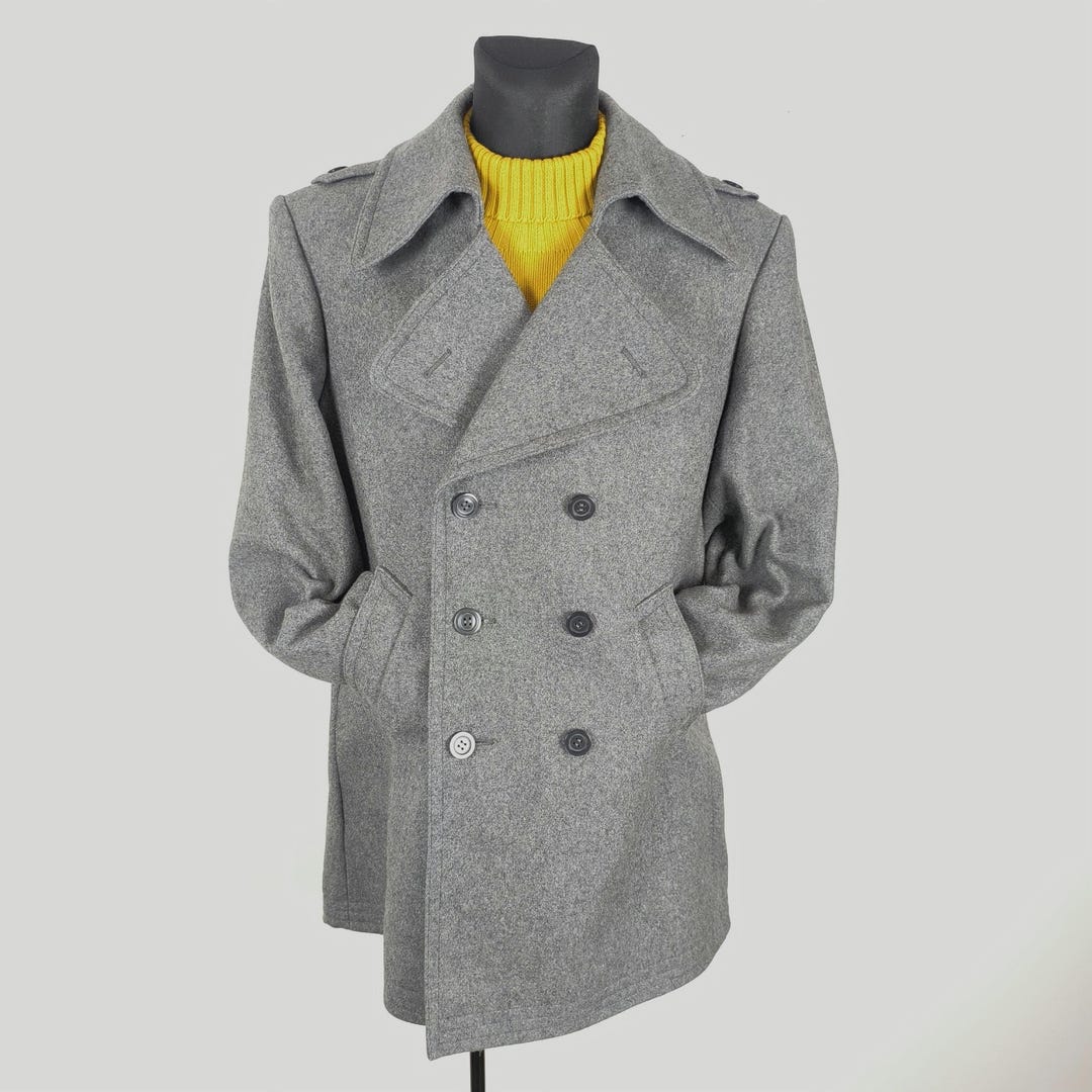 ジャケット・アウター authentic motel wool pea coat jacket 71uzYv1RmJL._UY1000_.jpg
