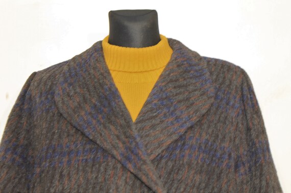 Wool Coat Vintage Women, Double breasted coat, Tw… - image 2