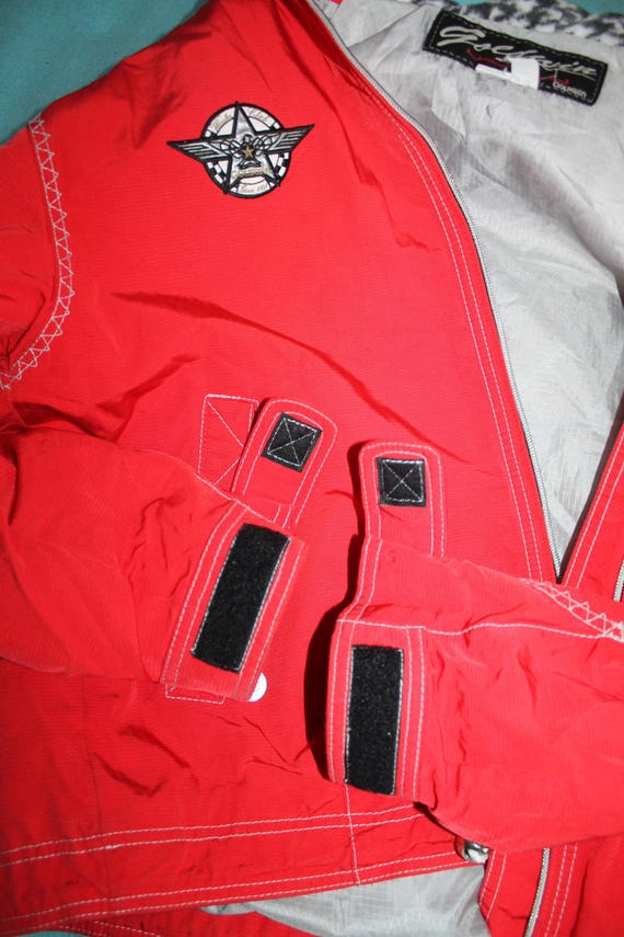 Vintage Goldwin Red Hooded Ski Jacket - 90s Winte… - image 10