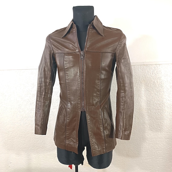 Vintage 70's leather jacket | eBay