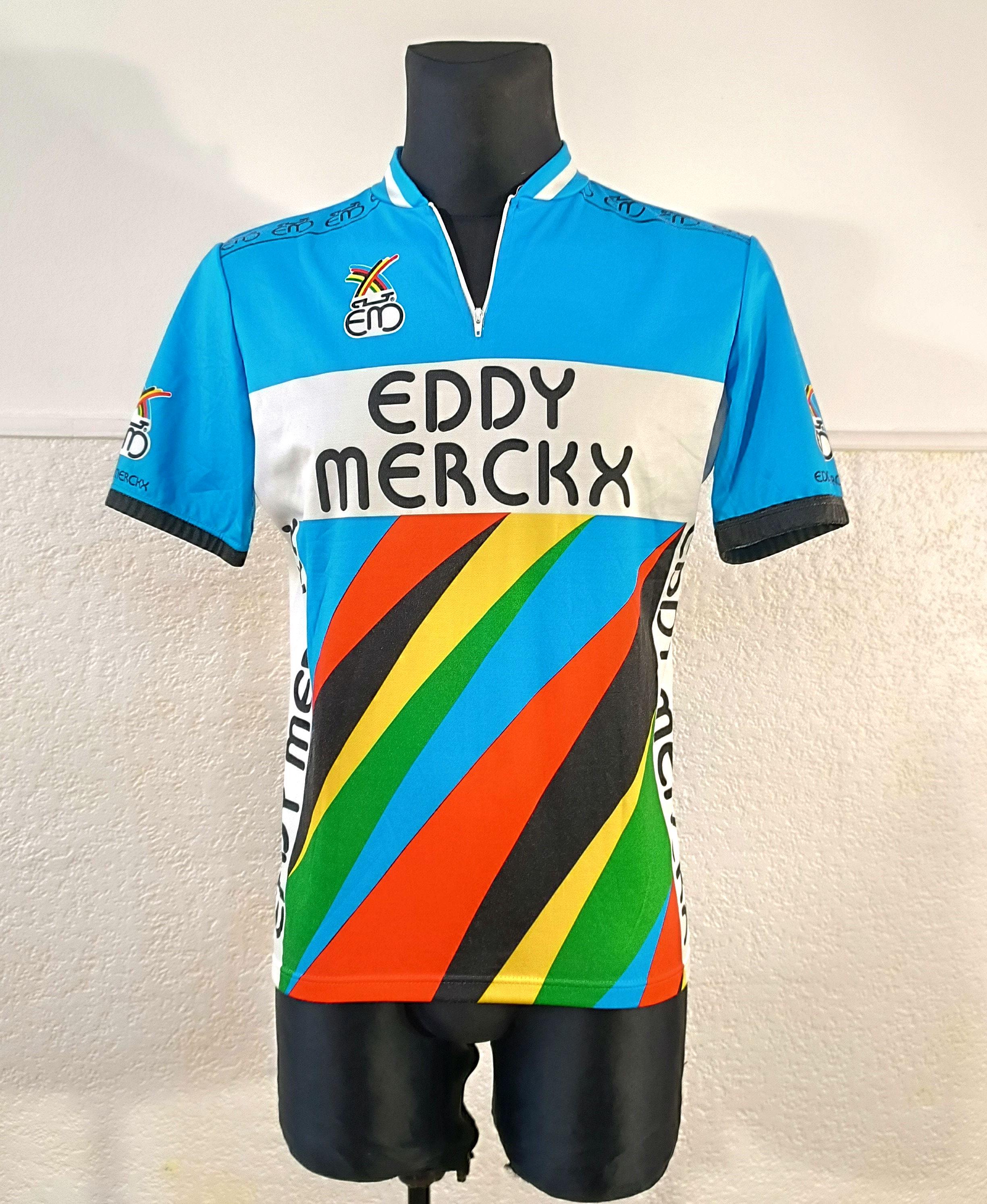 Vintage Cycling Jersey Short Sleeve, Eddy Merckx Jersey