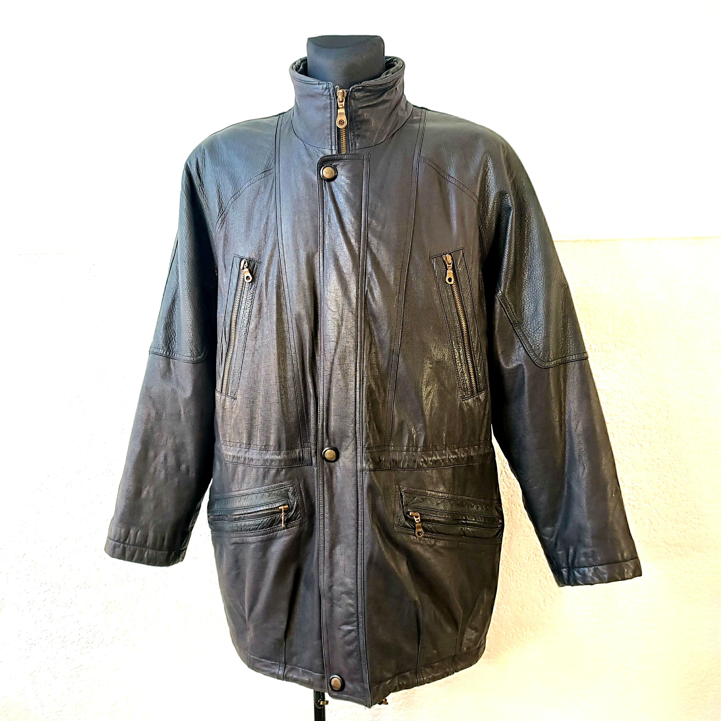 ジャケット・アウター 80s vintage real leather car coat Discover the Timeless 1940s Car Leather Coat Today!