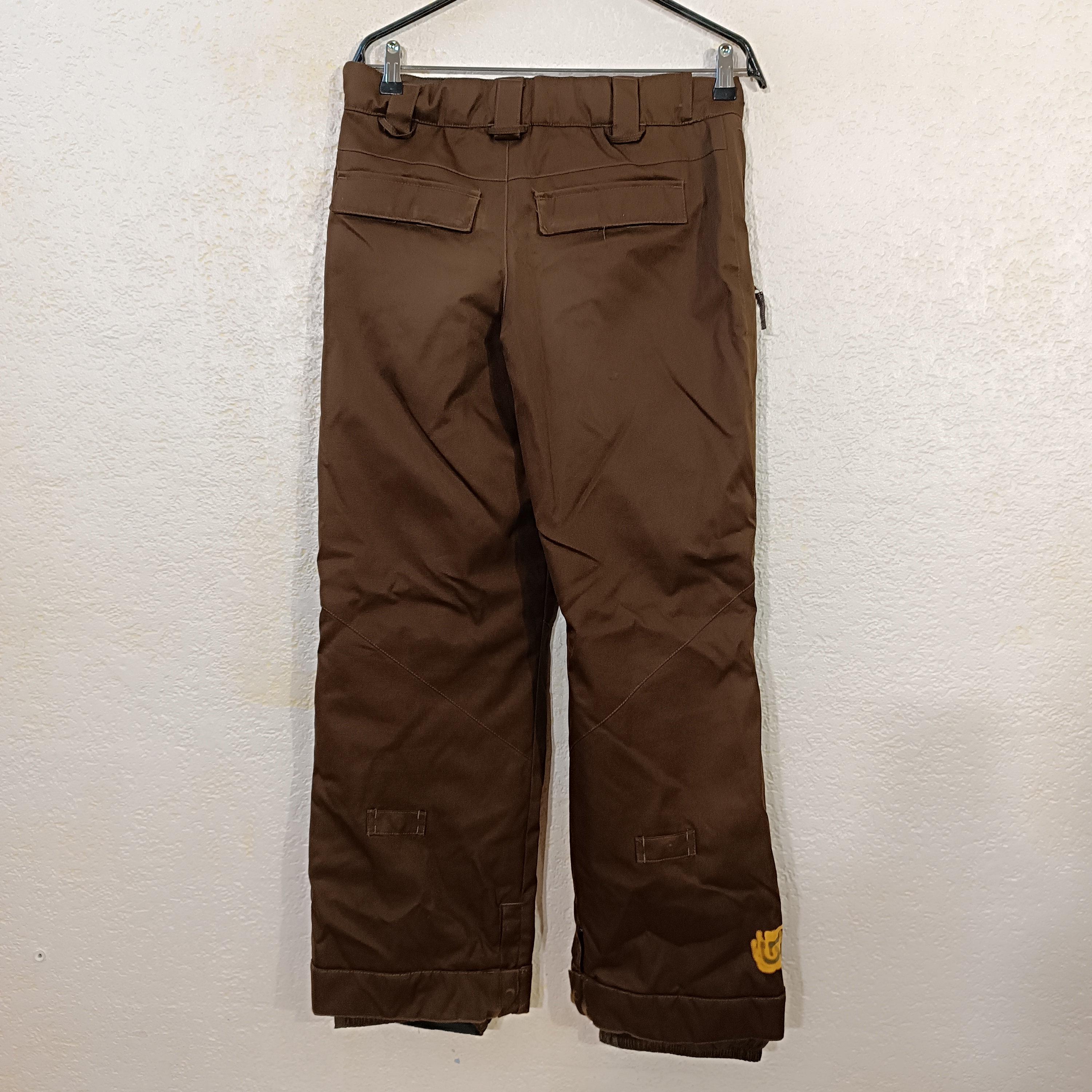 Pantalon De Ski Bonfire Homme – Marron – Taille S – Vintage Y2K – Imperméable