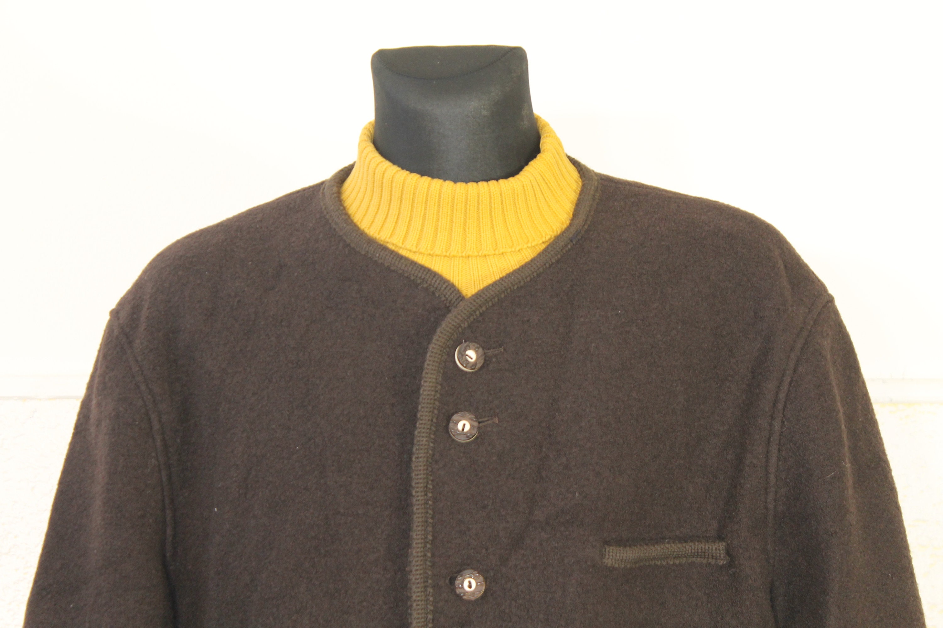 Veste en laine vintage homme / Veste en laine bouillie / Veste Trachten