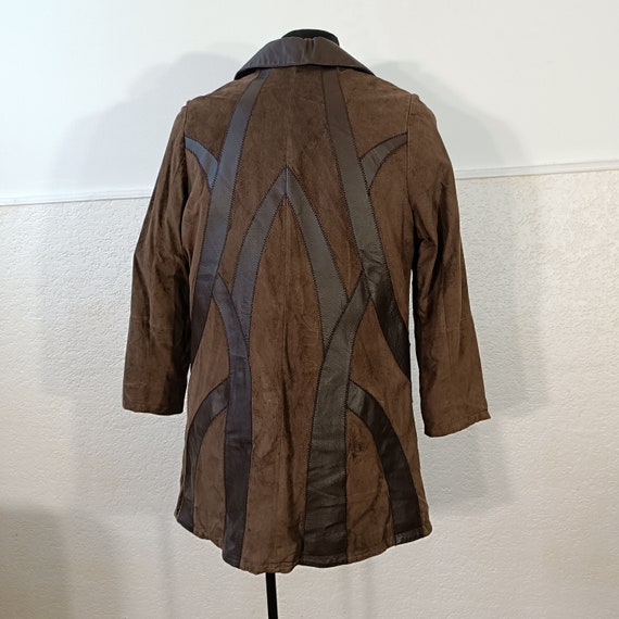 Brown Suede Jacket Women, Brown Leather Jacket, L… - image 6