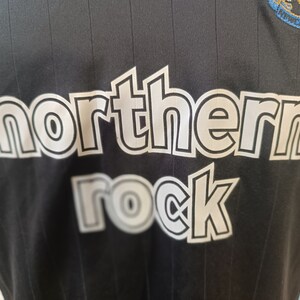 Vintage Newcastle United Adidas Soccer Jersey, Northern Rock Sponsor, Medium Size Football Kit