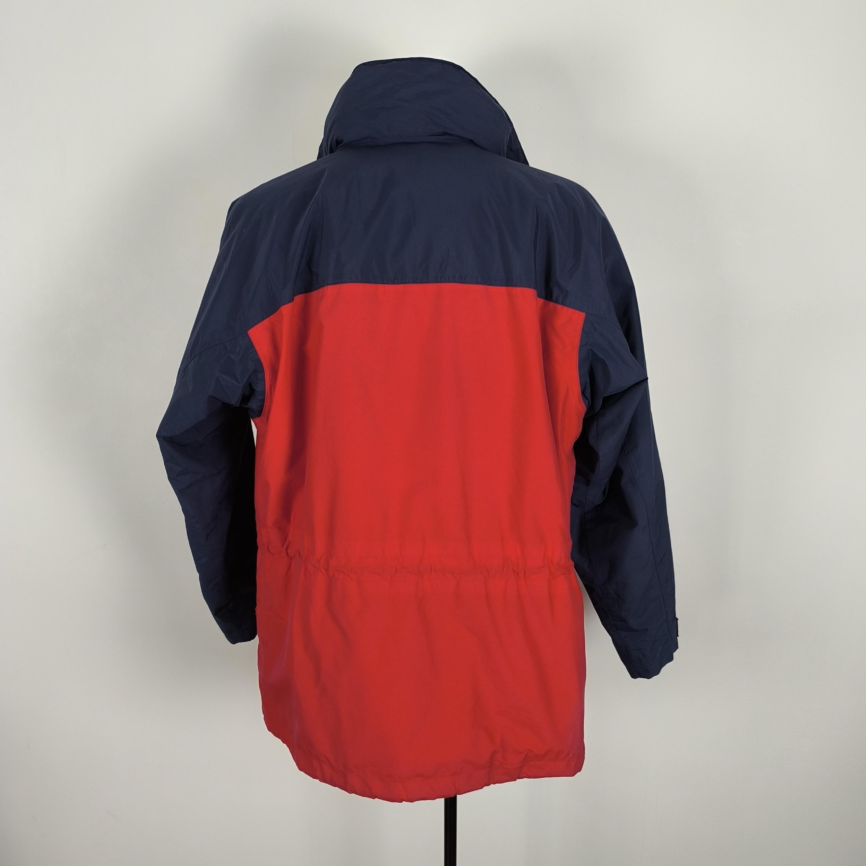 Vintage 80s Men's Goretex Blue Red Ski Jacket - Full Zip Vintage 80s Men's Goretex Blue Red Ski Jacket - Full Zip