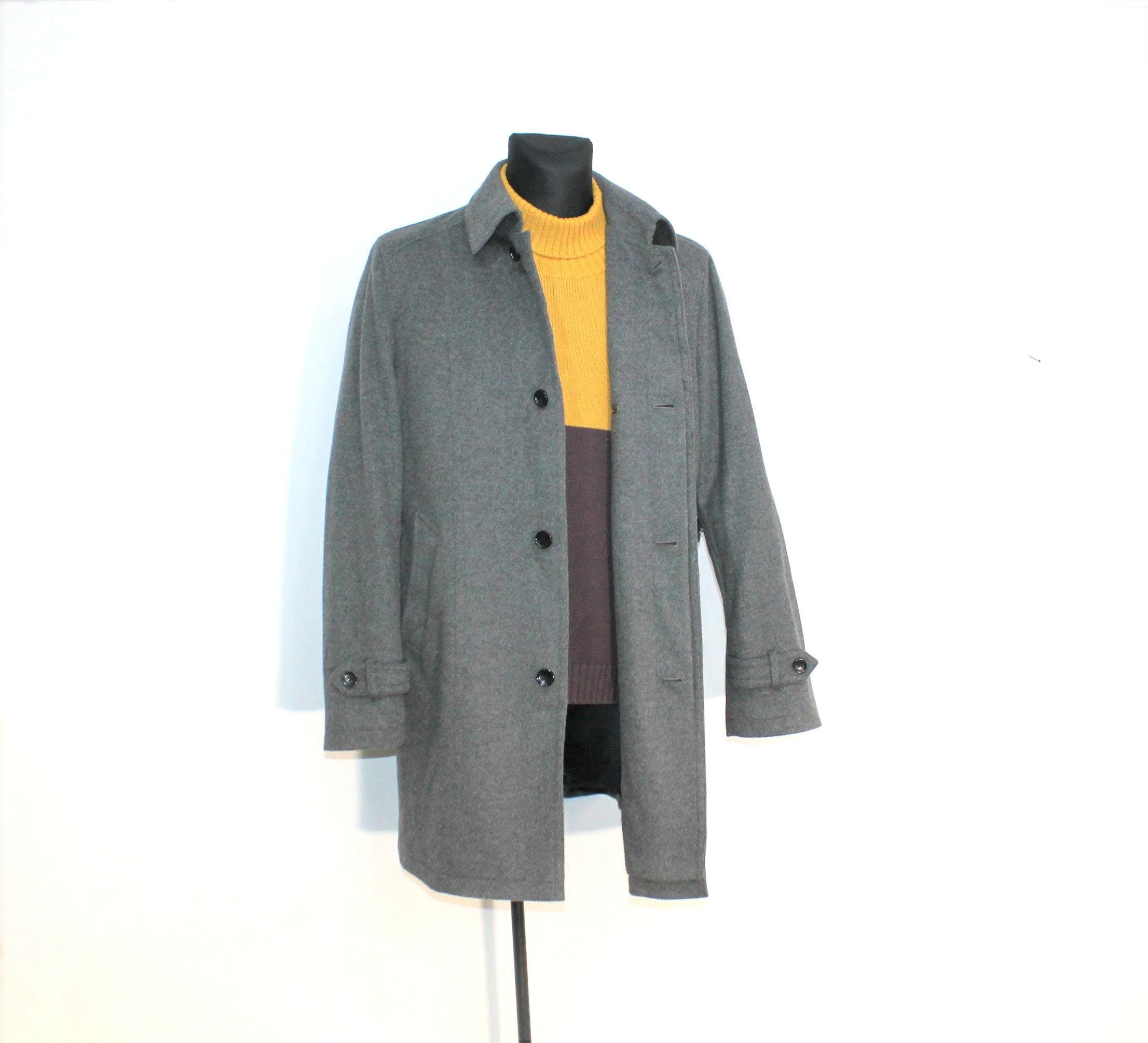 ジャケット・アウター epine volume wool tailored coat gray WOOL COAT - Arakii