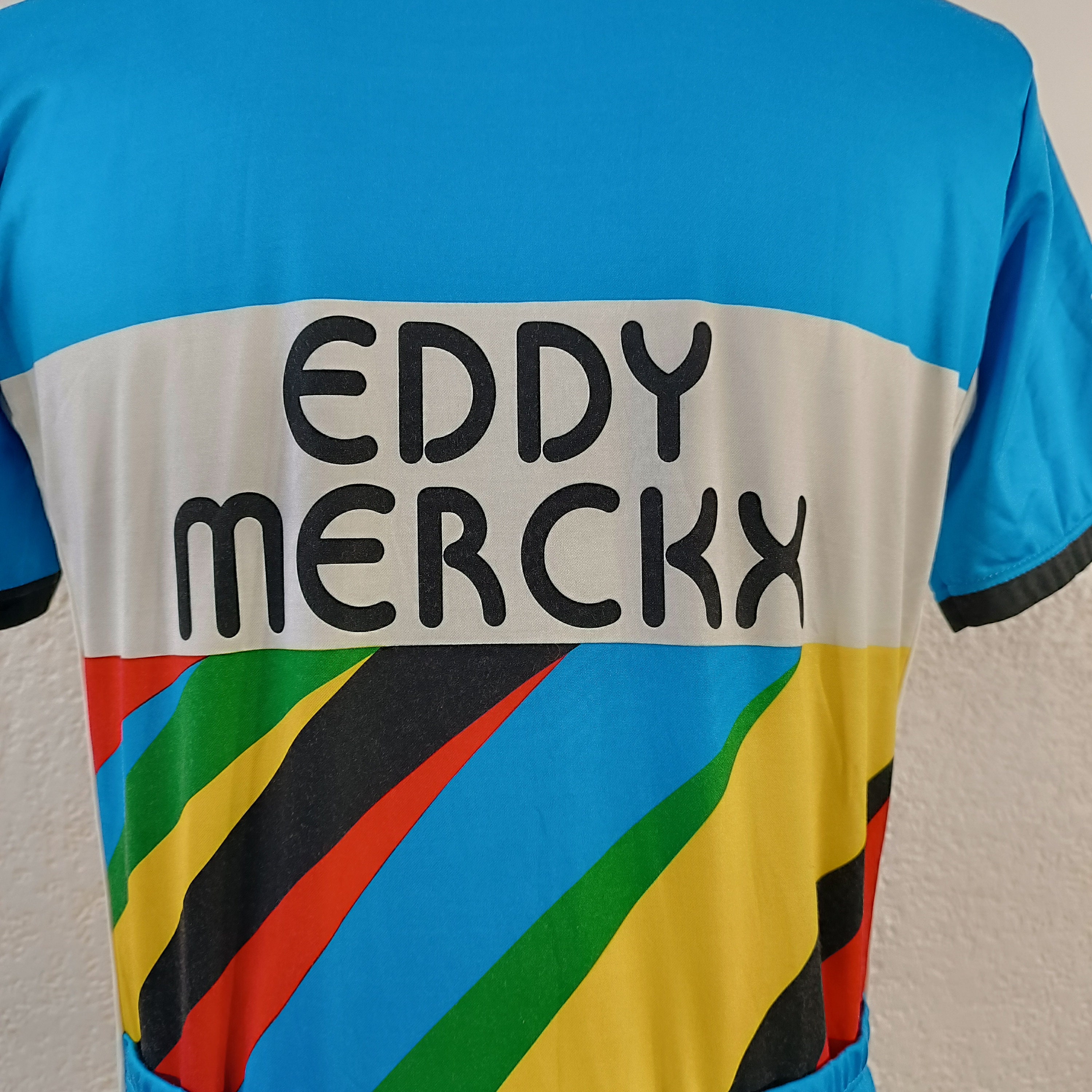 Vintage Cycling Jersey Short Sleeve, Eddy Merckx Jersey