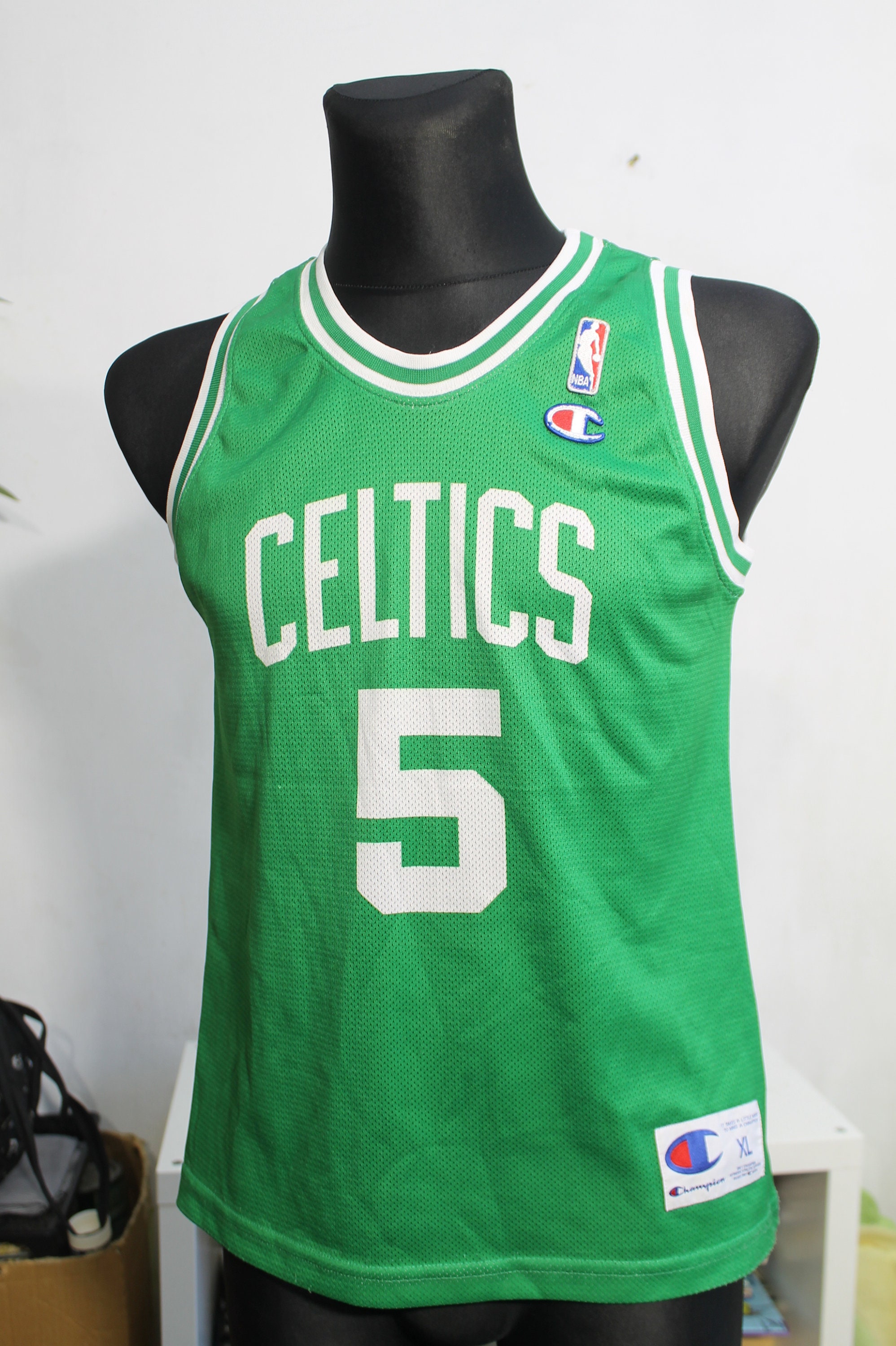 Boston Celtics jersey Kevin Garnett 5 green