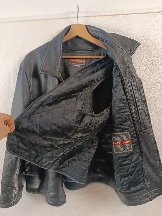 Chevignon leather shop jacket