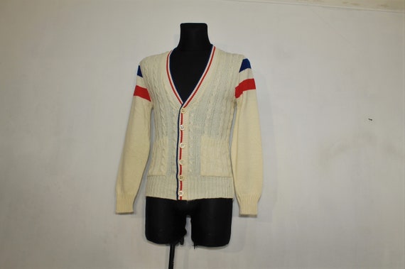 Tennis Cable Cardigan Knitting / Cable Cardigan V… - image 2