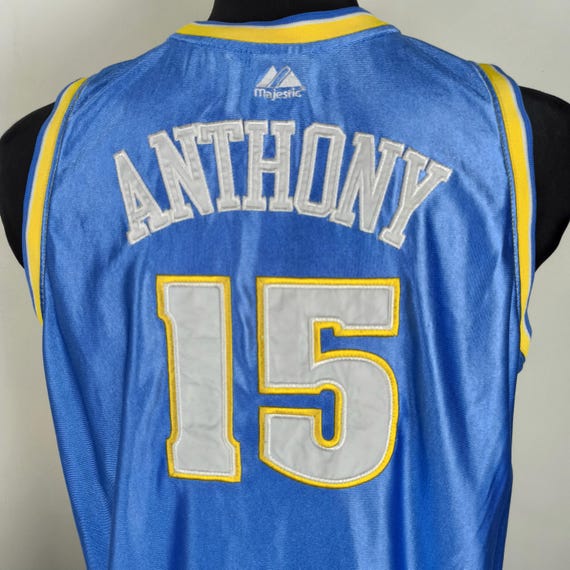 Denver Nuggets Vintage Jersey: Majestic Carmelo Anthony #15 Men's