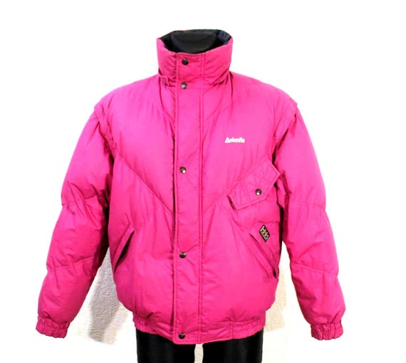Reversible Pink Puffer Bomber: Unisex Vintage Dol… - image 1