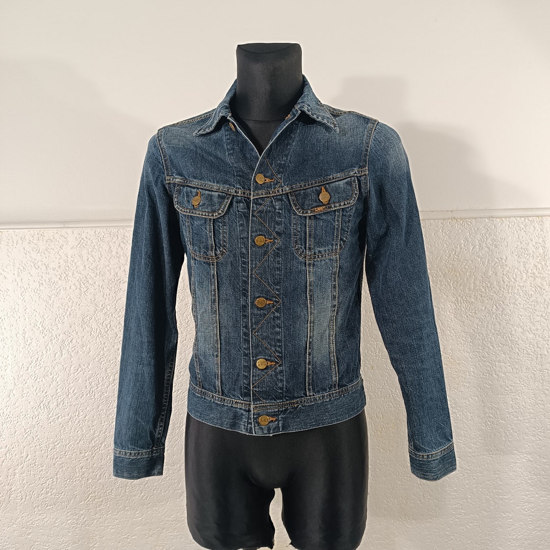 希少80s Lee トラッカージャッケット ヴィンテージ 80s Lee ディストレスト デニム トラッカー