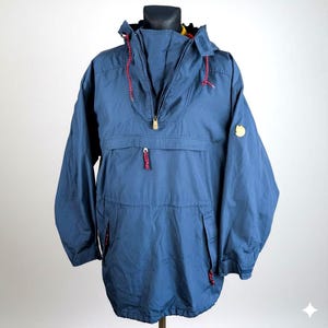 80s Vintage Fjallraven Anorak, Swedish Navy Anorak Size XL