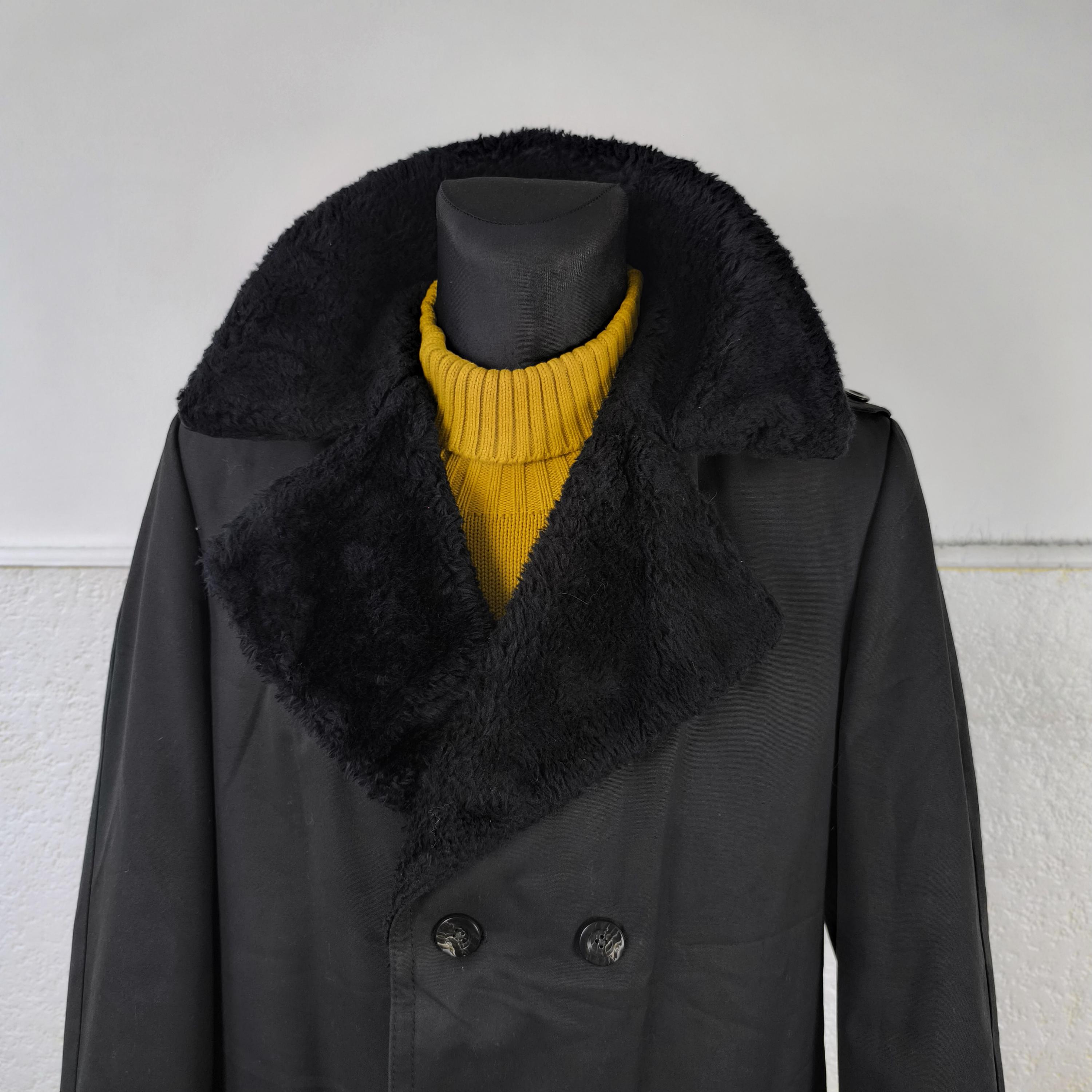 ジャケット・アウター 00s fuga fur trench coat japanese label Rare Vintage Japanese Brand FUGA Fur Trench Coat 2000s - Etsy