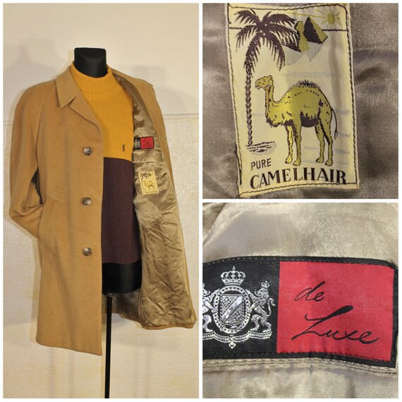 Vintage camel hair clearance coat